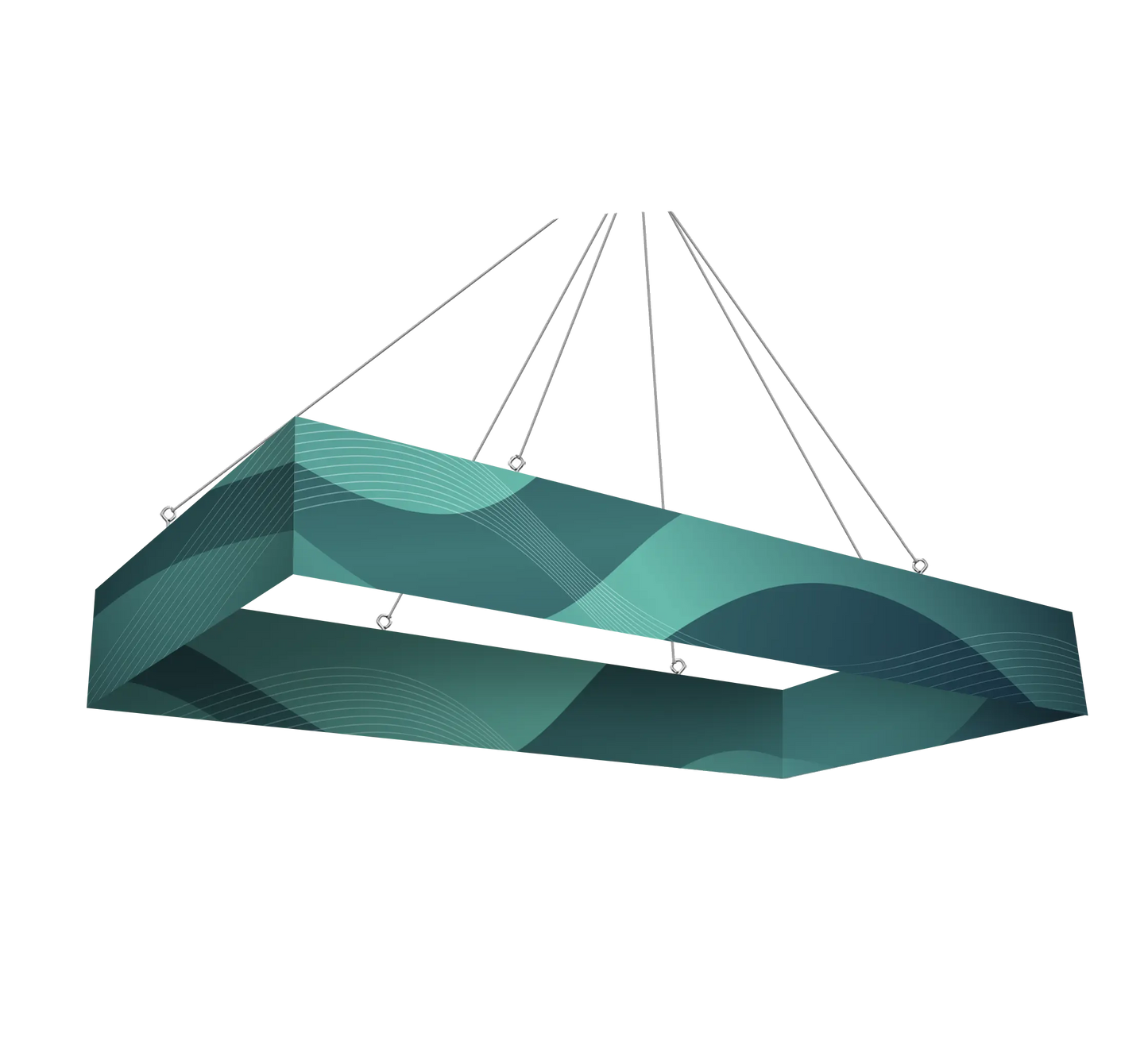 Rectangle Hanging Banner - Suspended Exhibition Ceiling Banner