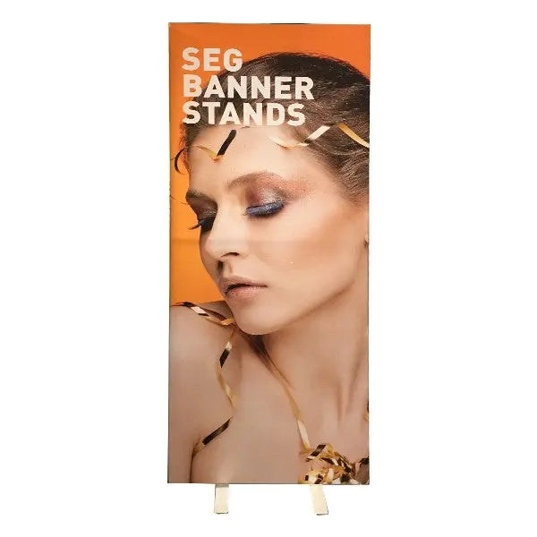 SEG Backdrop Replacement Fabric - Custom Printed Exhibit Backdrop Angle View