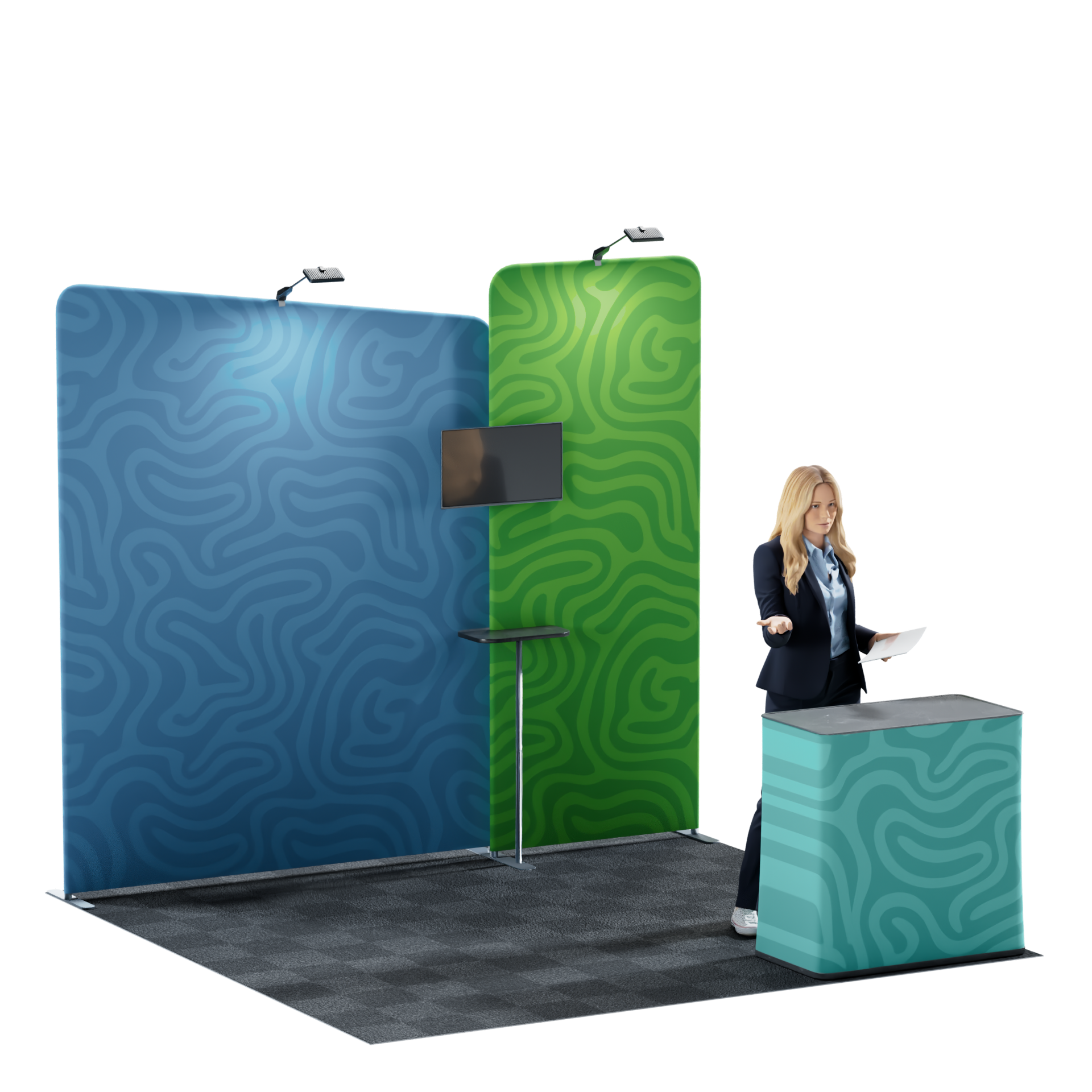 10ft Trade Show Booth Kits | Portable Exhibit Displays | Modular ...