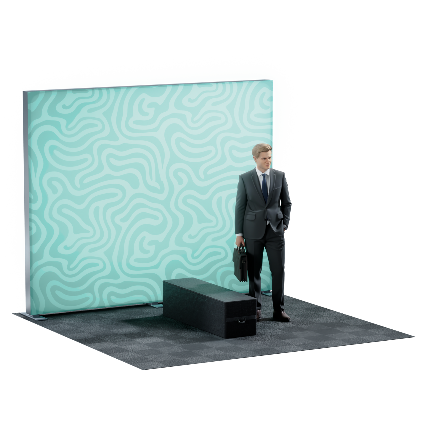 10' SEG Lightbox - side angle view