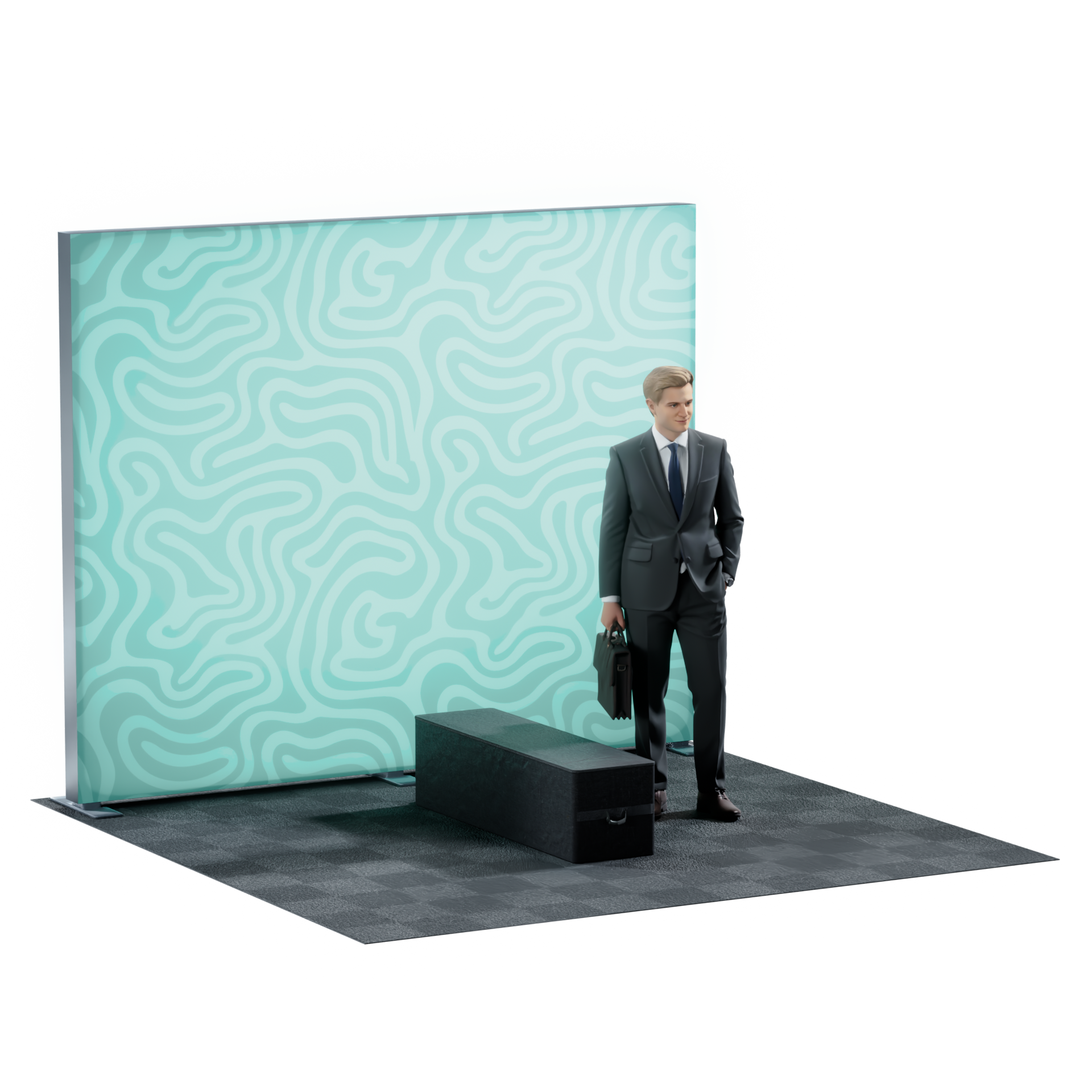 10' SEG Lightbox - side angle view