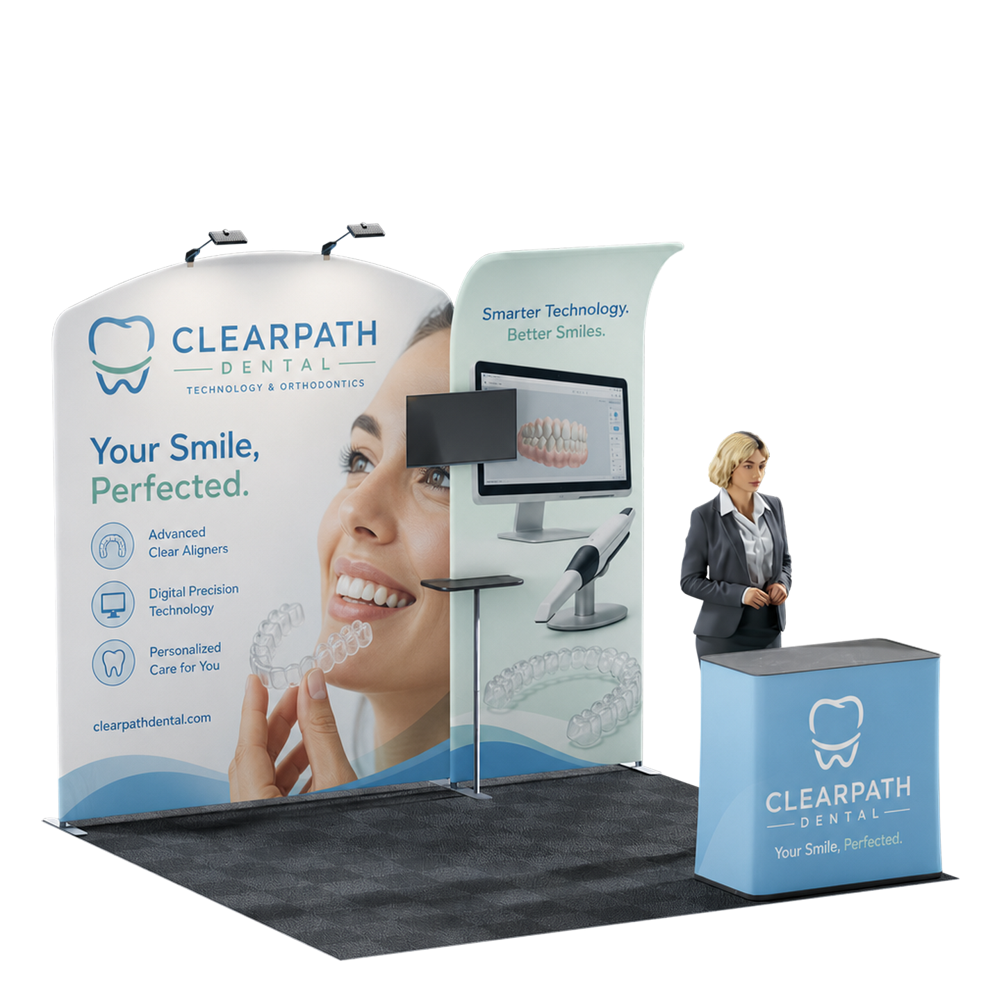 10' Trade Show Booth Kit - Style 10