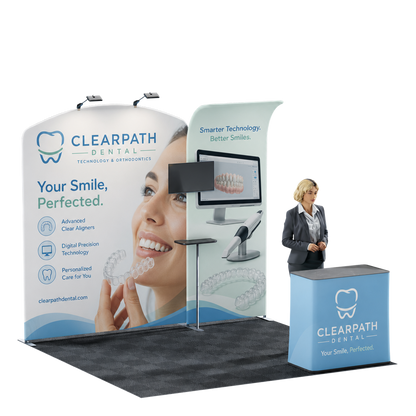 10' Trade Show Booth Kit - Style 10