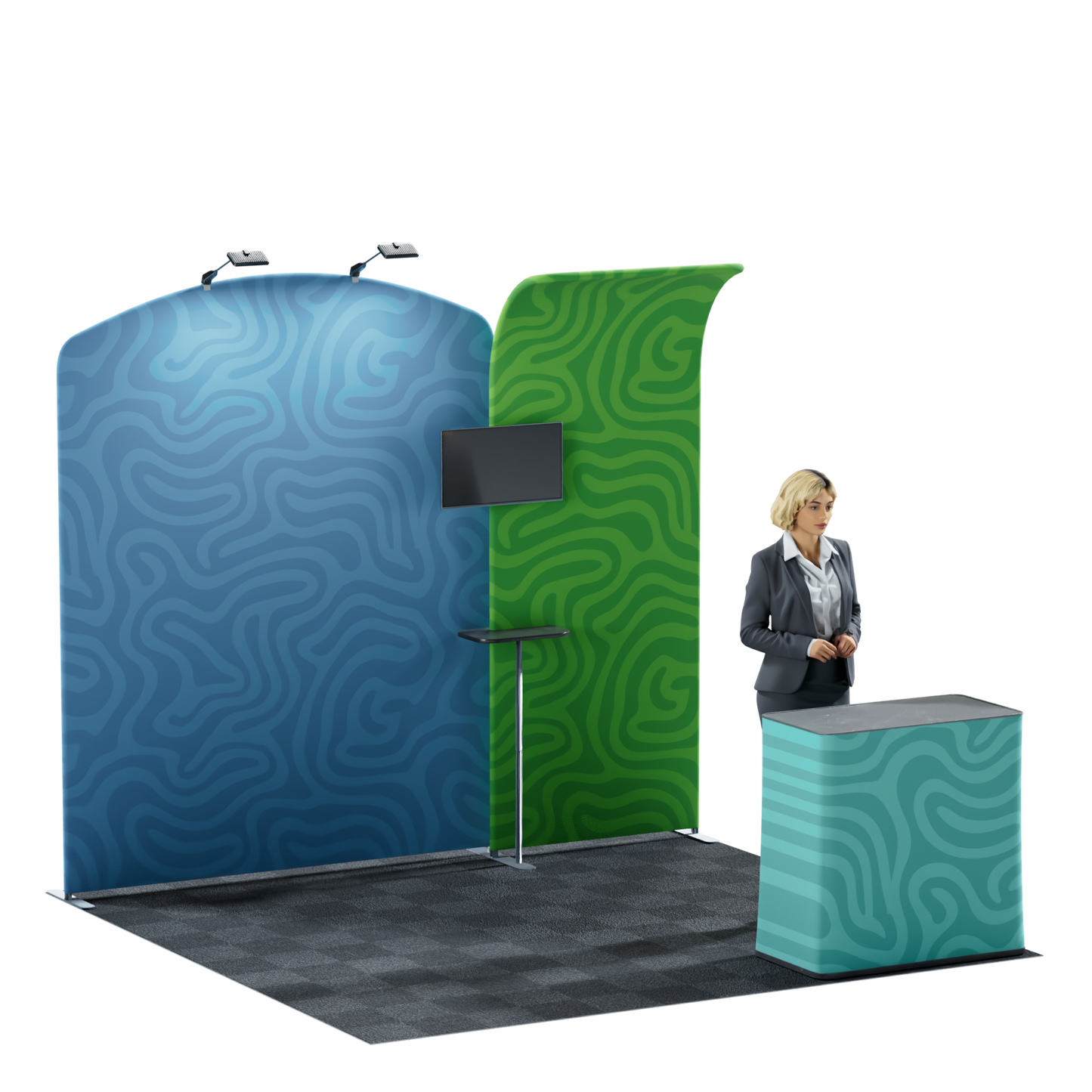 10' Trade Show Booth Kit - Style 10