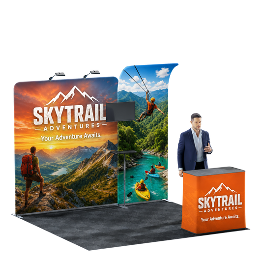10' Trade Show Booth Kit - Style 8