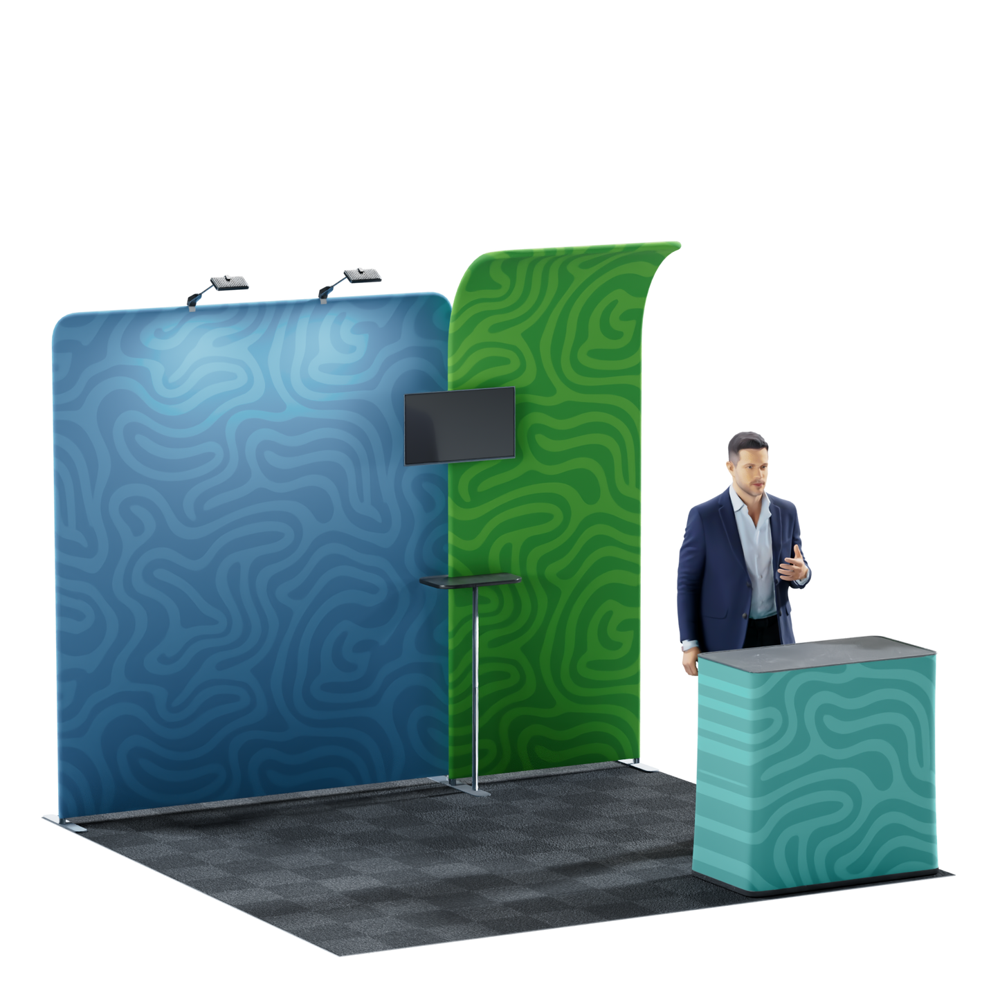 10' Trade Show Booth Kit - Style 8