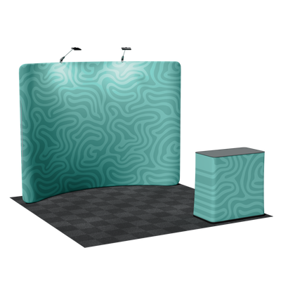 10' Curved Tension Fabric Backdrop