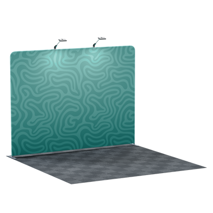 10' Straight Tension Fabric Backdrop - Trade Show Display