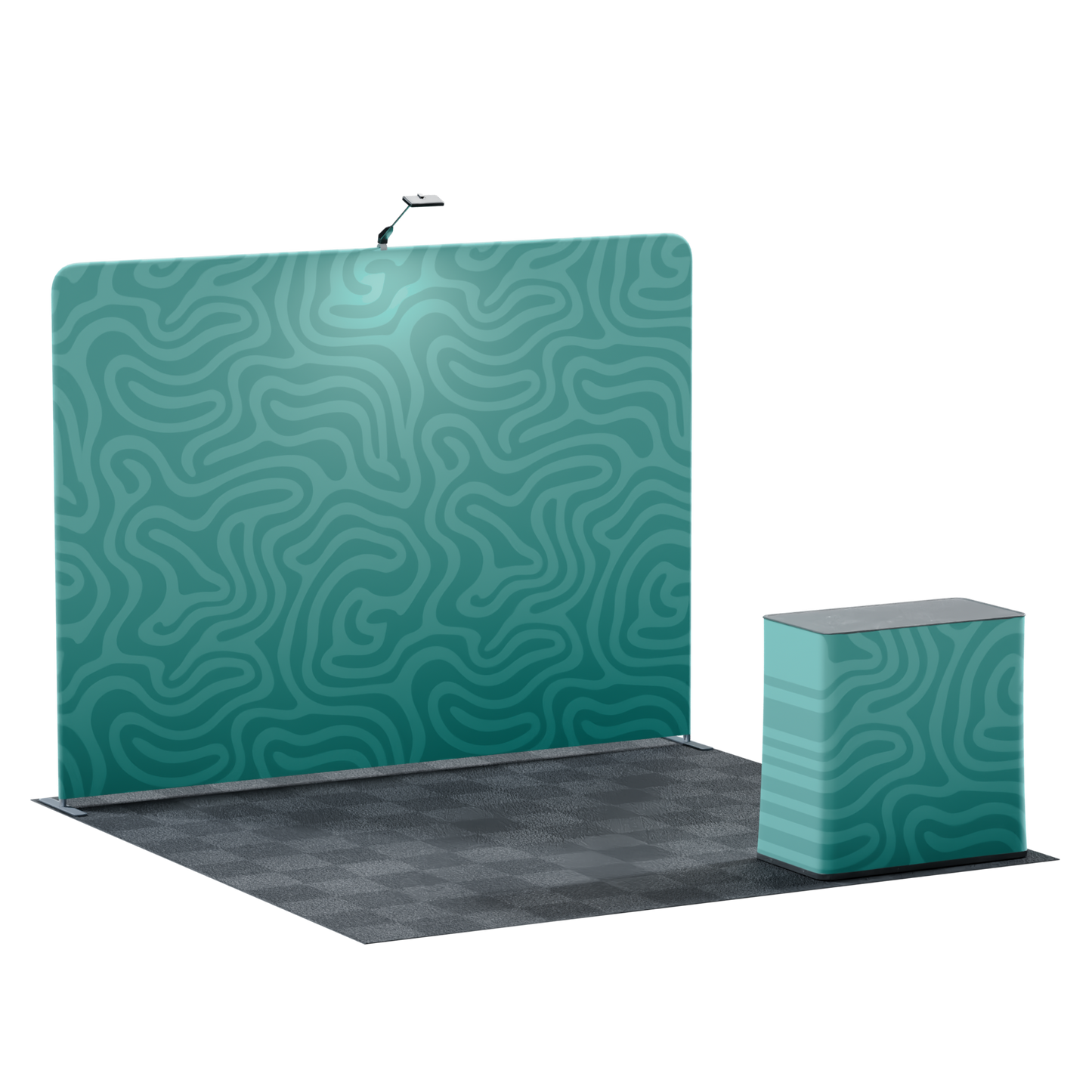 10' Straight Tension Fabric Backdrop - Trade Show Display