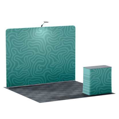 10' Straight Tension Fabric Backdrop - Trade Show Display