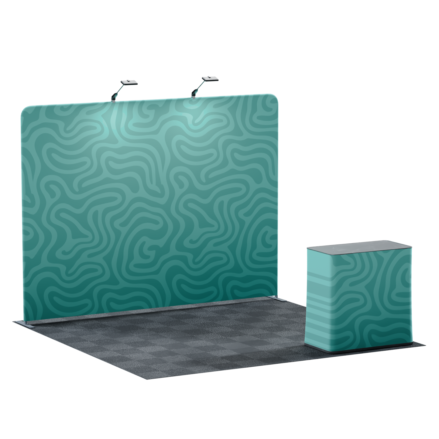 10' Straight Tension Fabric Backdrop - Trade Show Display