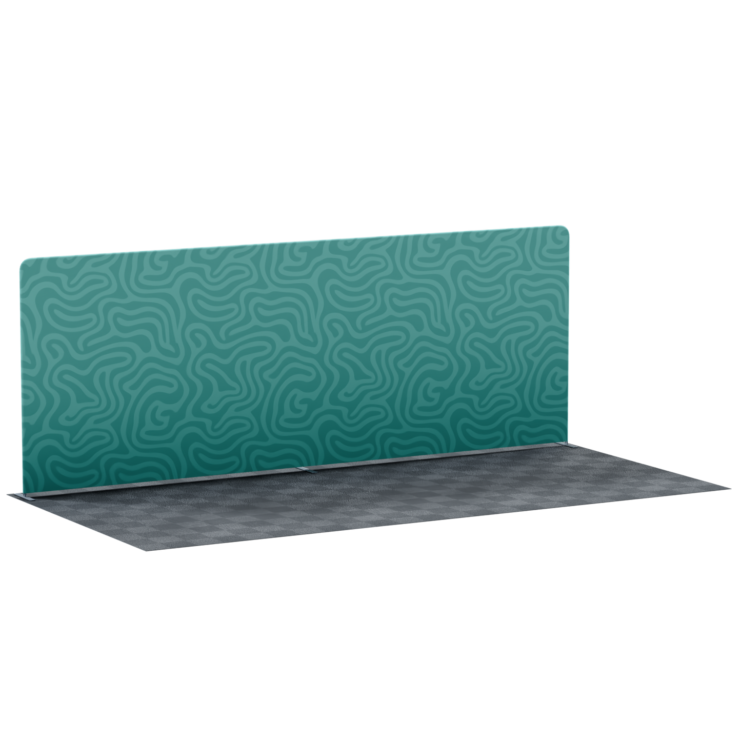 20' Straight Tension Fabric Backdrop - Large Trade Show Display