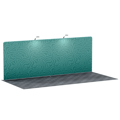 20' Straight Tension Fabric Backdrop - Large Trade Show Display