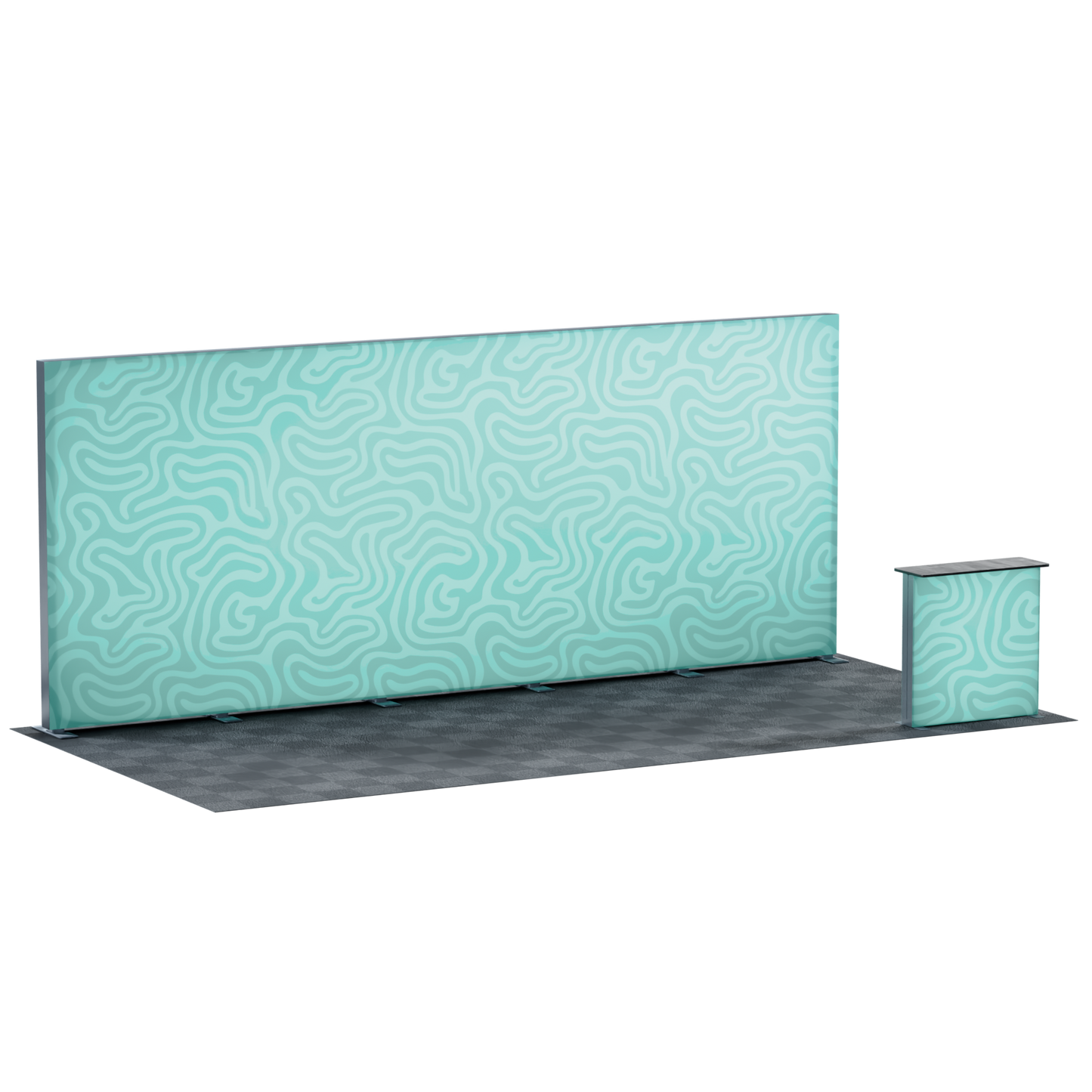 20' SEG Lightbox - with trade show setup