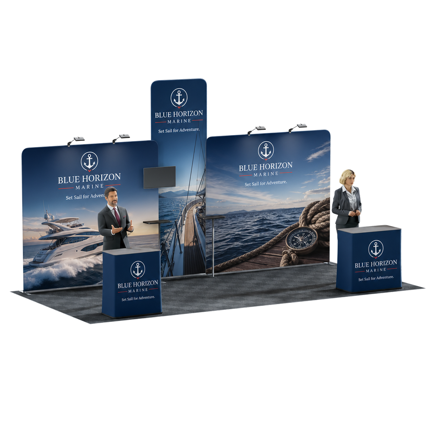 20' Trade Show Booth Kit - Style 10