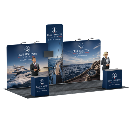 20' Trade Show Booth Kit - Style 10