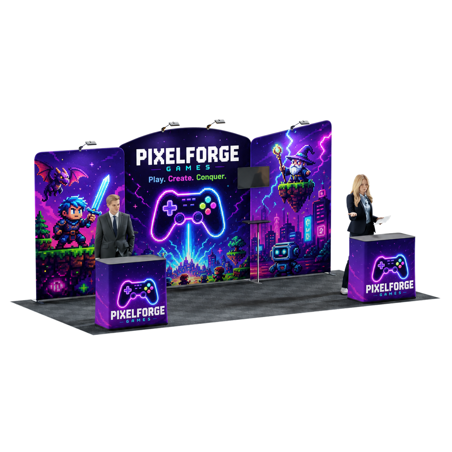 20' Trade Show Booth Kit - Style 12