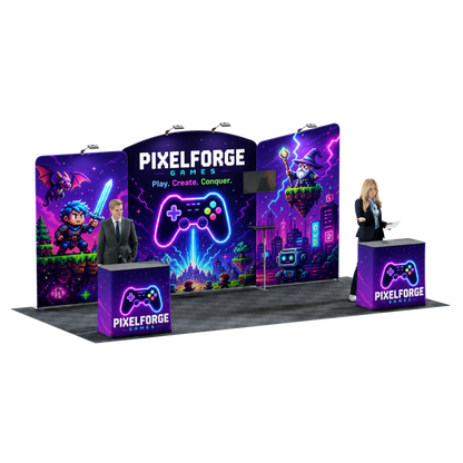 20' Trade Show Booth Kit - Style 12