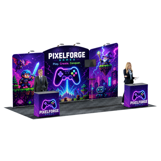 20' Trade Show Booth Kit - Style 12