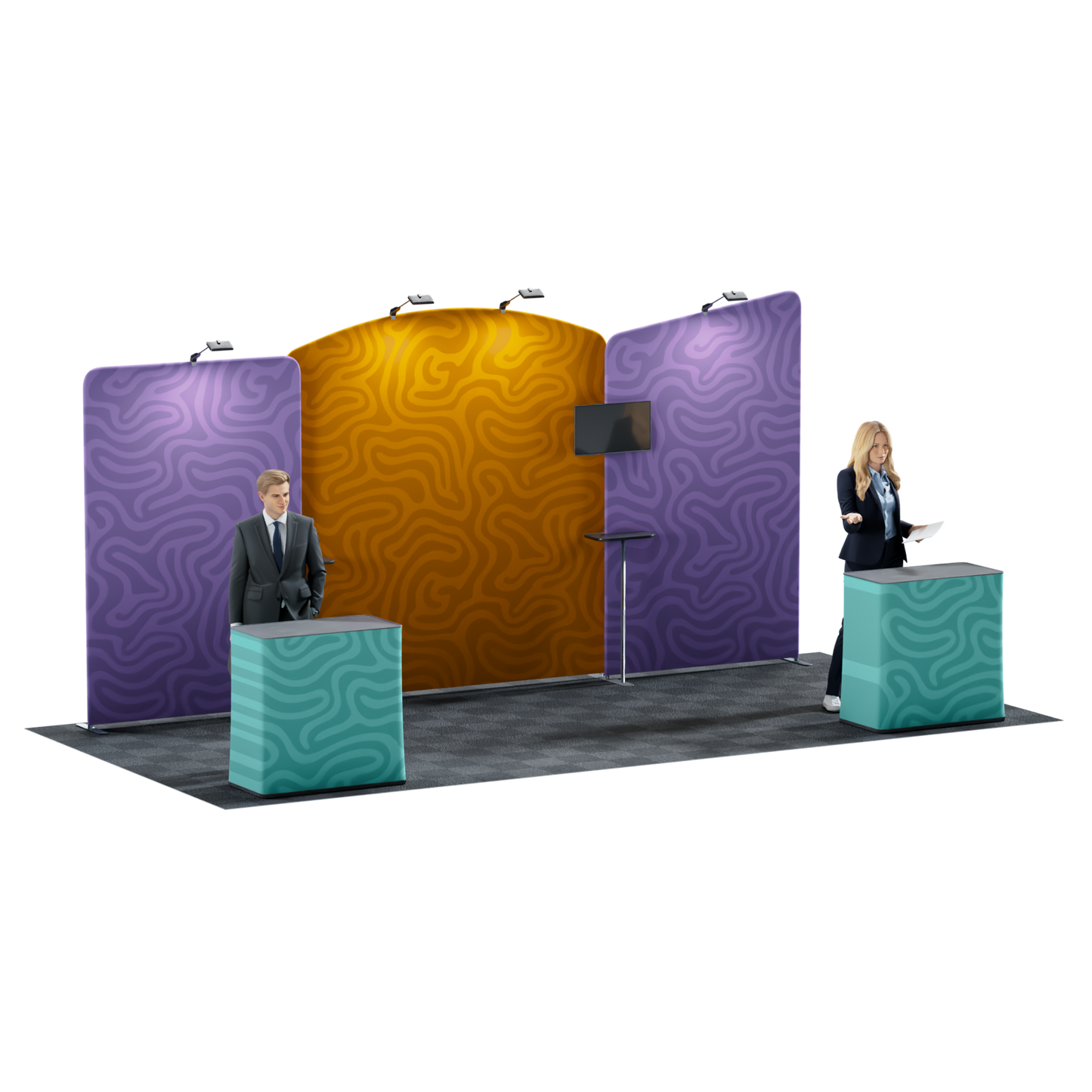 20' Trade Show Booth Kit - Style 12