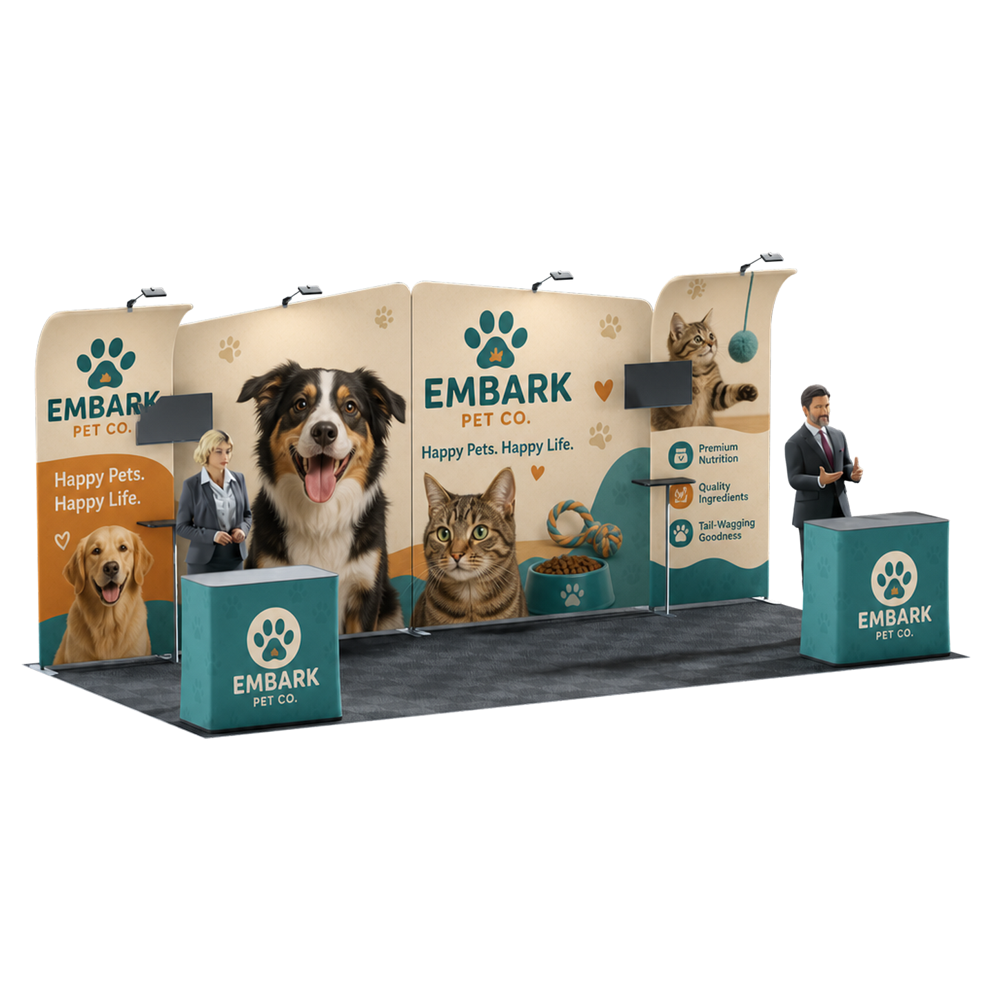 20' Trade Show Booth Kit - Style 14