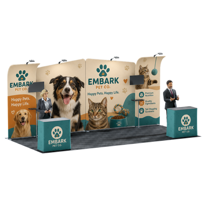 20' Trade Show Booth Kit - Style 14