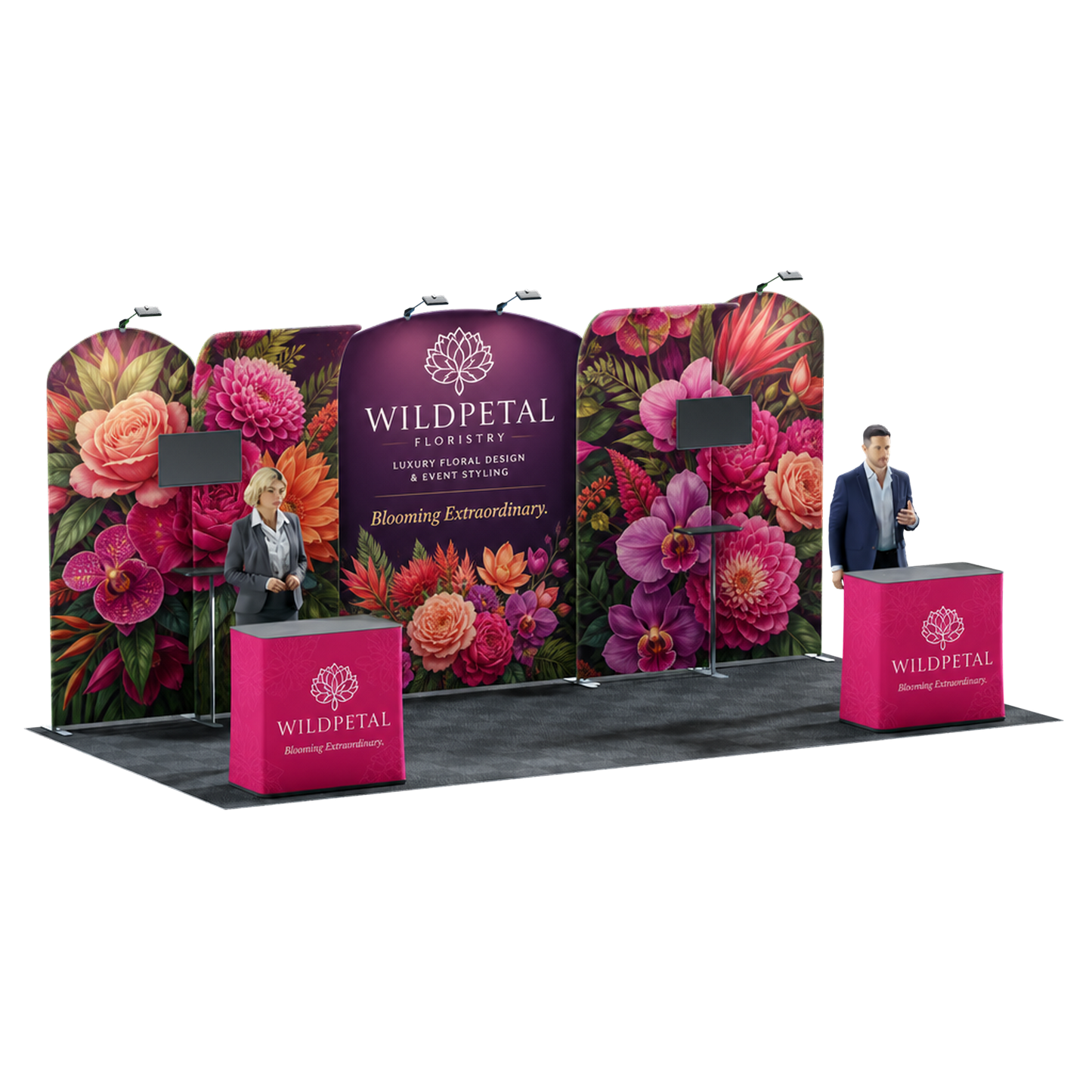 20' Trade Show Booth Kit - Style 15