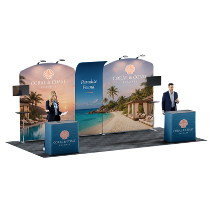 20' Trade Show Booth Kit - Style 16