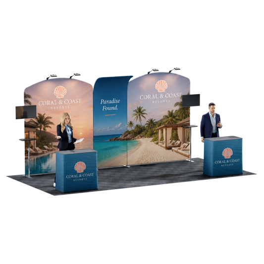20' Trade Show Booth Kit - Style 16