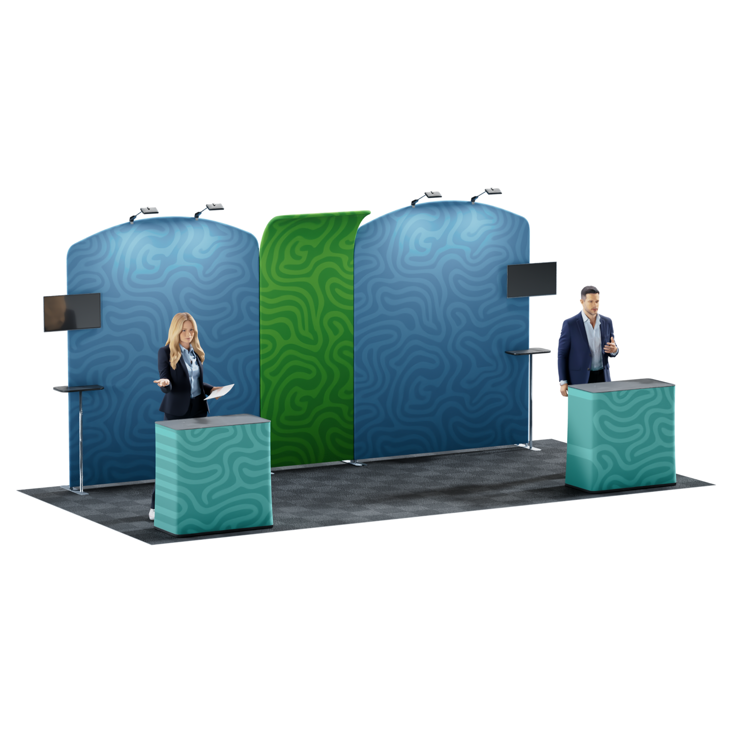 20' Trade Show Booth Kit - Style 16