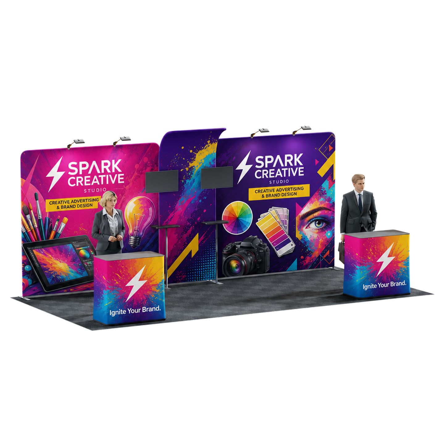 20' Trade Show Booth Kit - Style 17