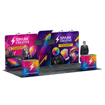 20' Trade Show Booth Kit - Style 17