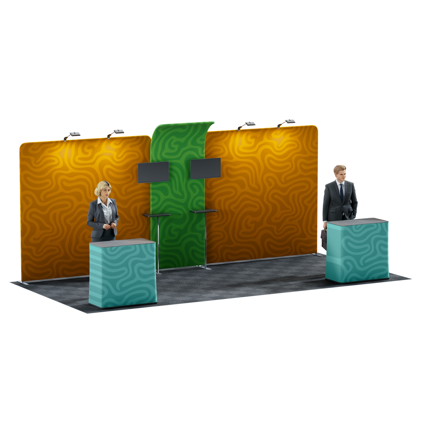 20' Trade Show Booth Kit - Style 17