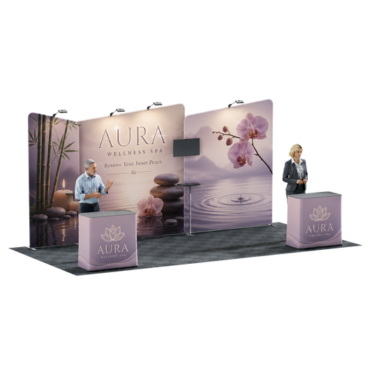 20' Trade Show Booth Kit - Style 18