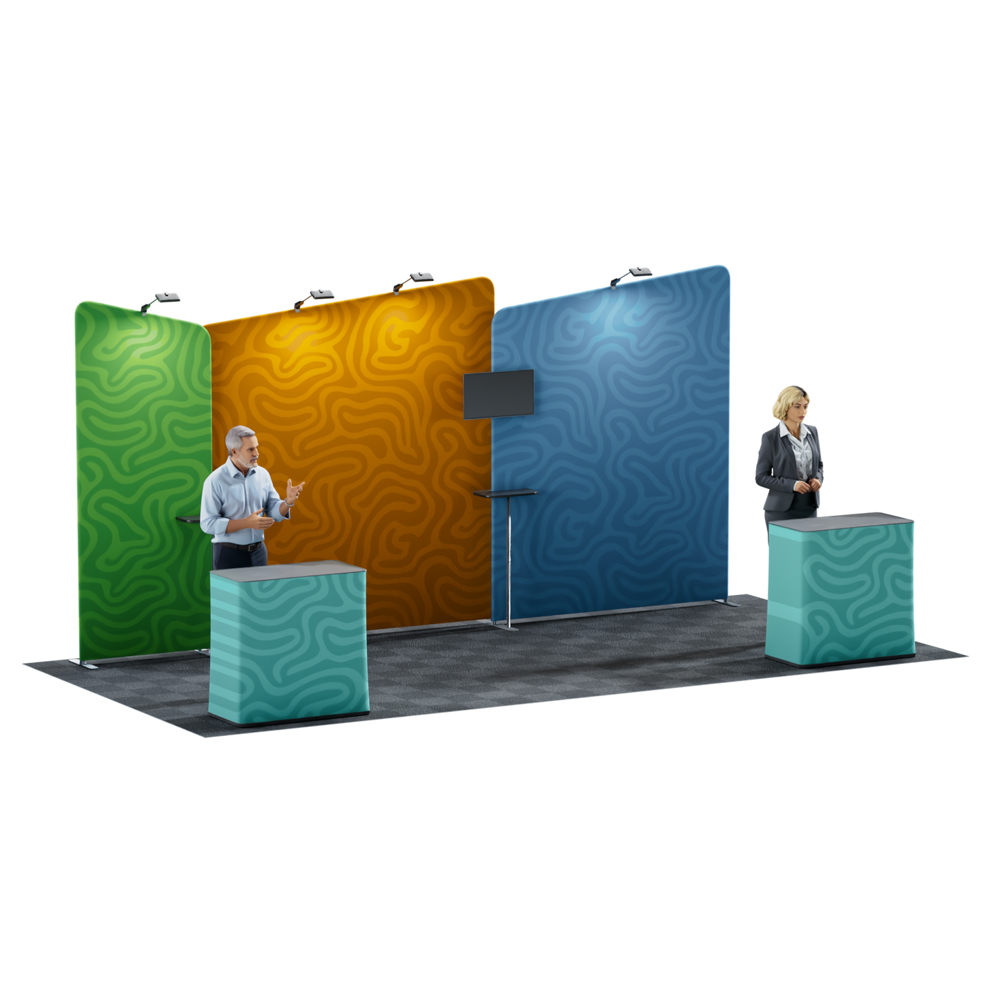 20' Trade Show Booth Kit - Style 18