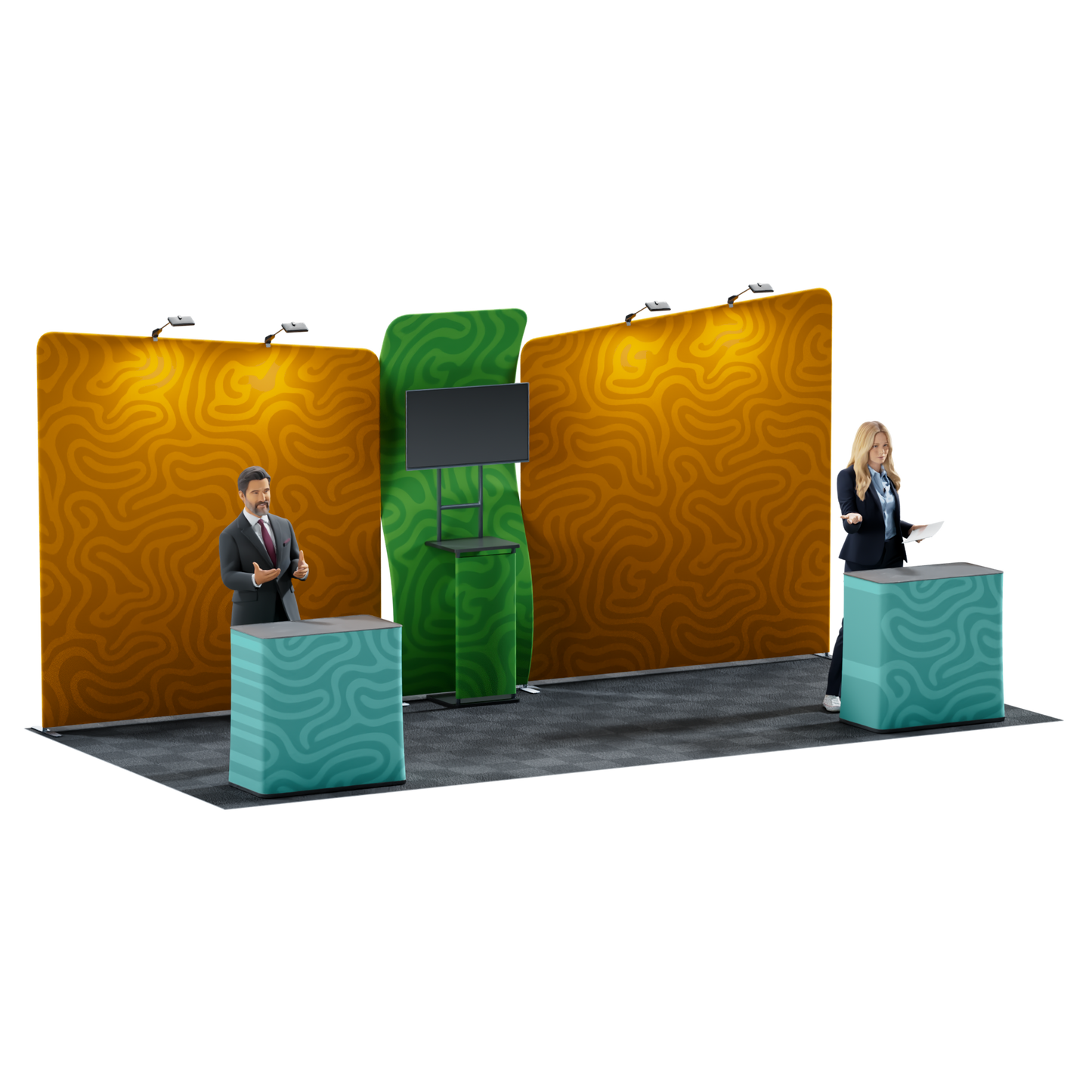 20' Trade Show Booth Kit - Style 19