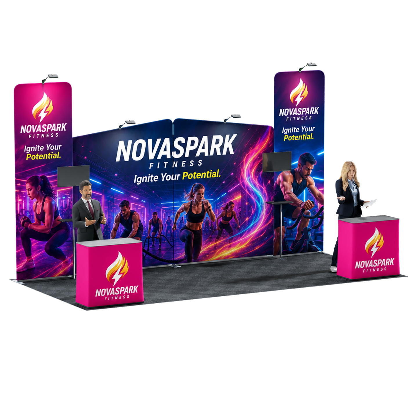 20' Trade Show Booth Kit - Style 4