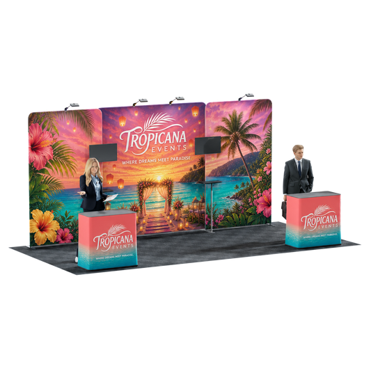 20' Trade Show Booth Kit - Style 9