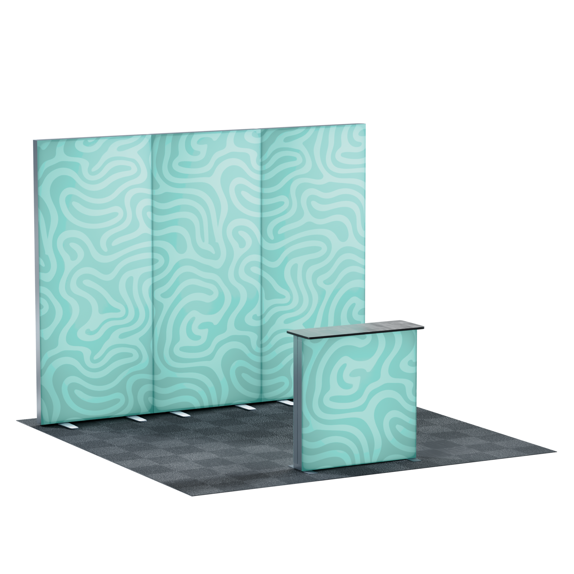 3' SEG Lightbox Booth Kit - front view