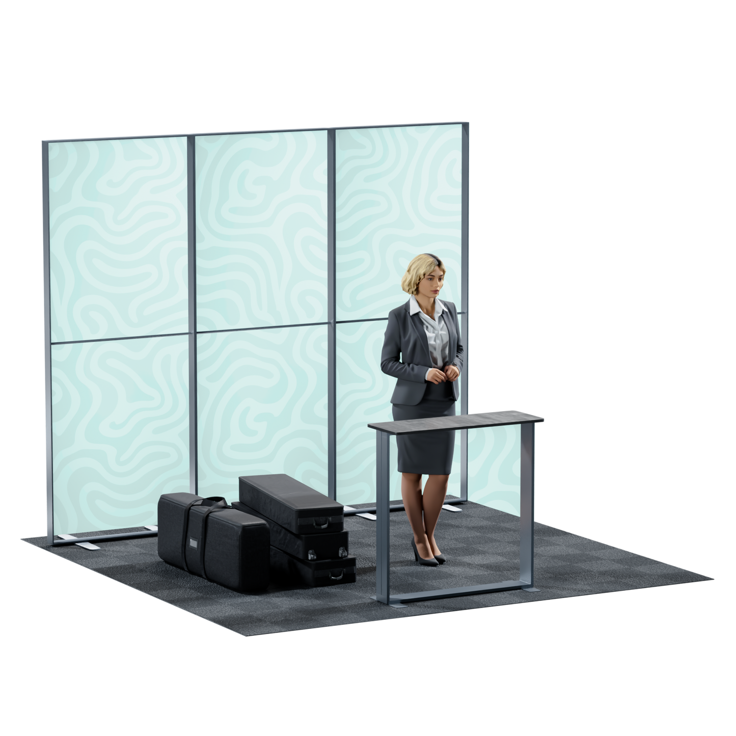 3' SEG Lightbox Booth Kit - dimensions and specifications