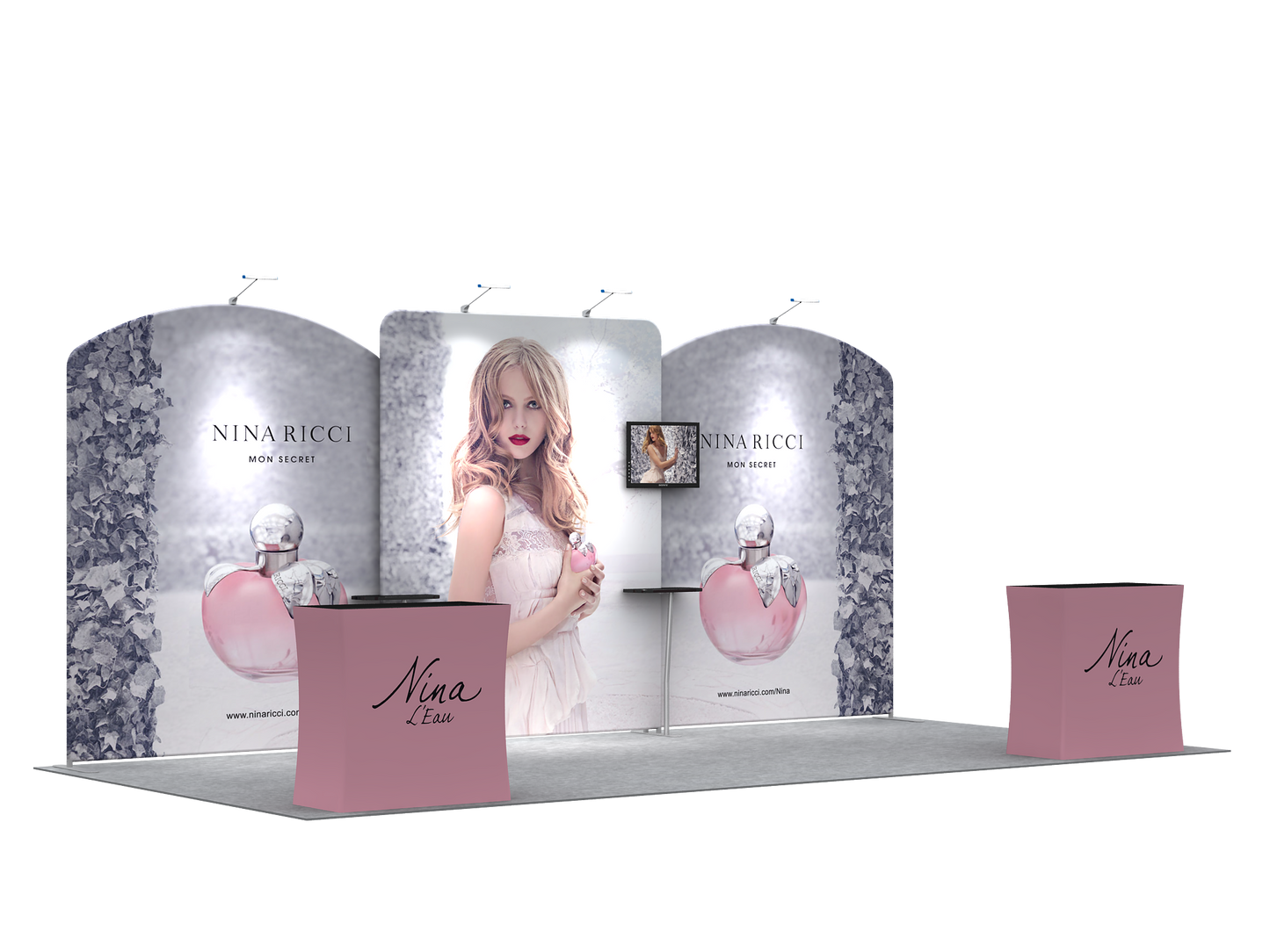Graphic Replacement - 20' Exhibit Kit