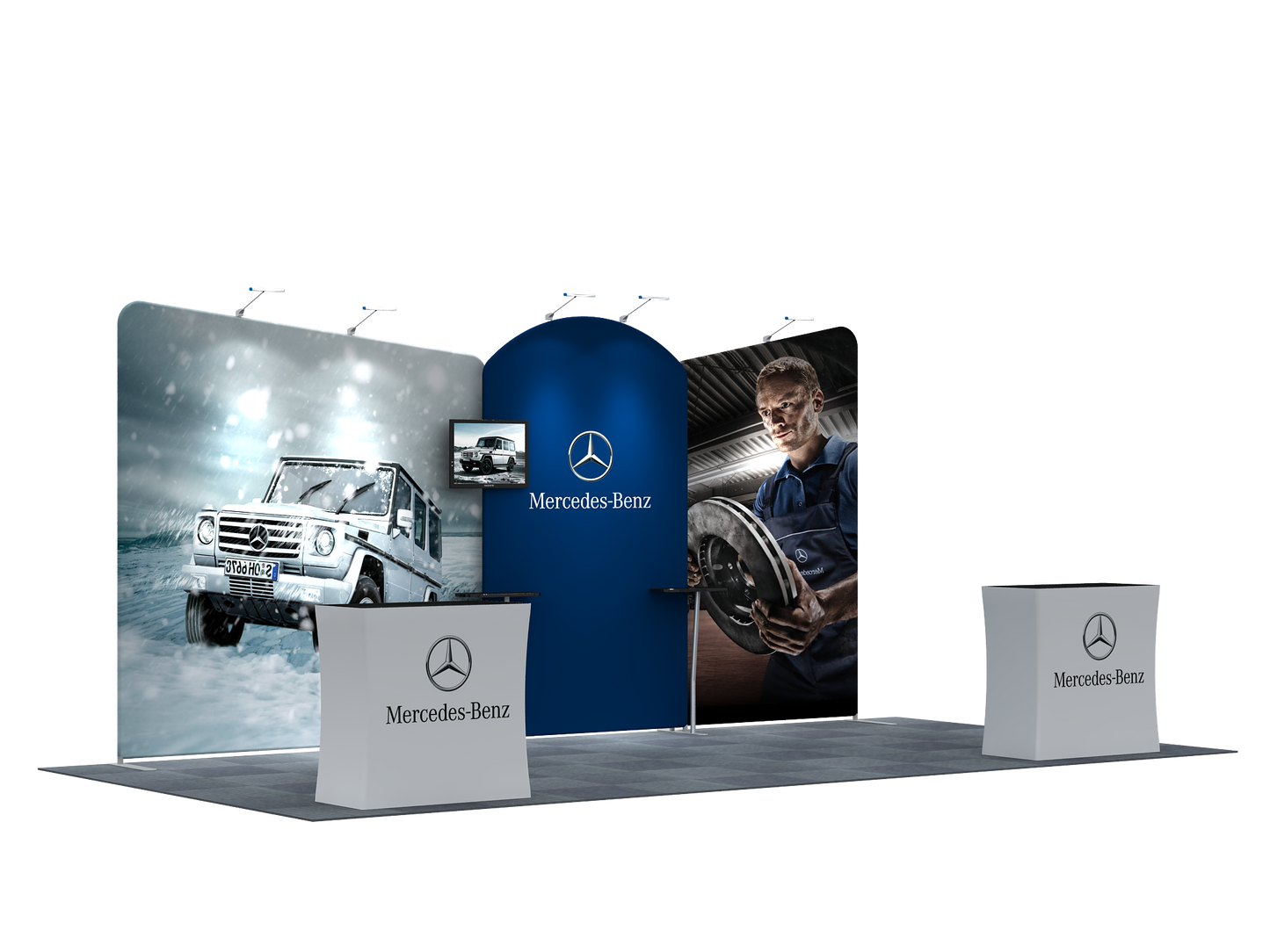 Graphic Replacement - 20' Exhibit Kit