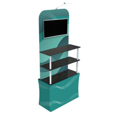Backwall Product Rack Media Stand