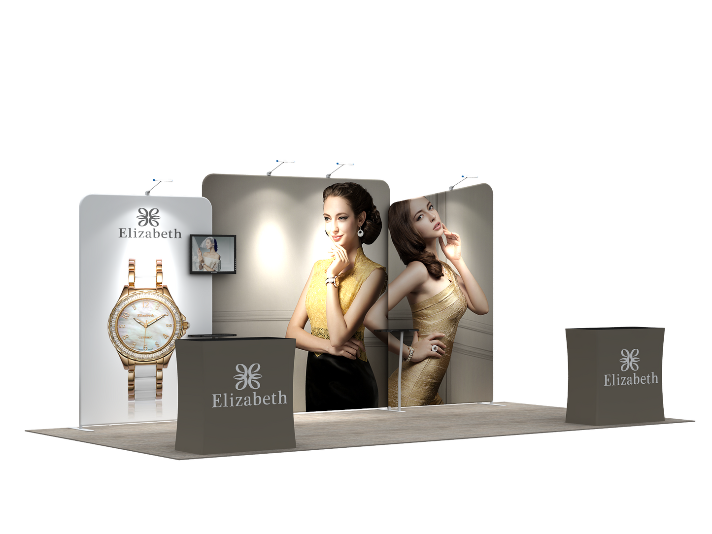 Graphic Replacement - 20' Exhibit Kit