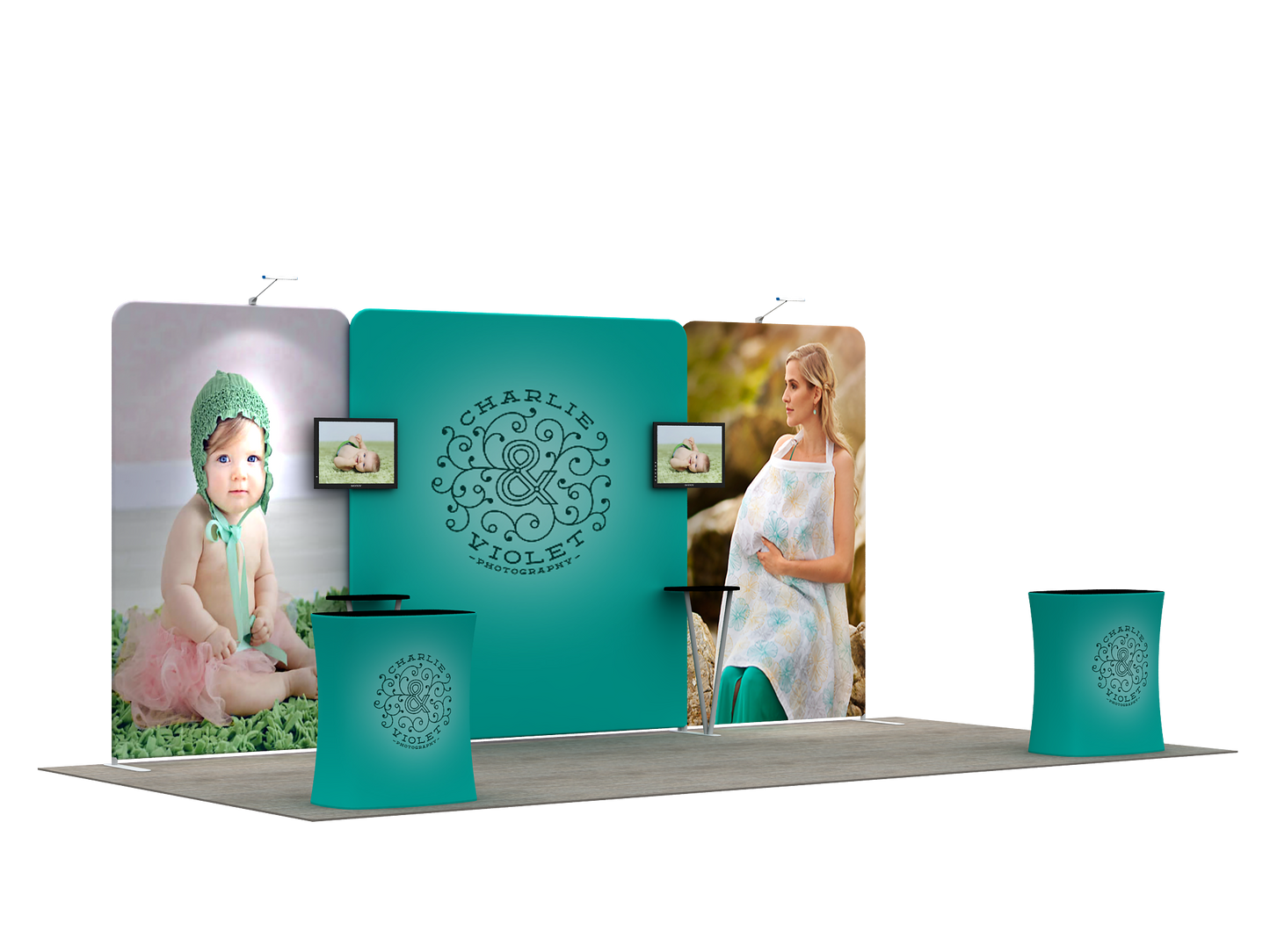 Graphic Replacement - 20' Exhibit Kit