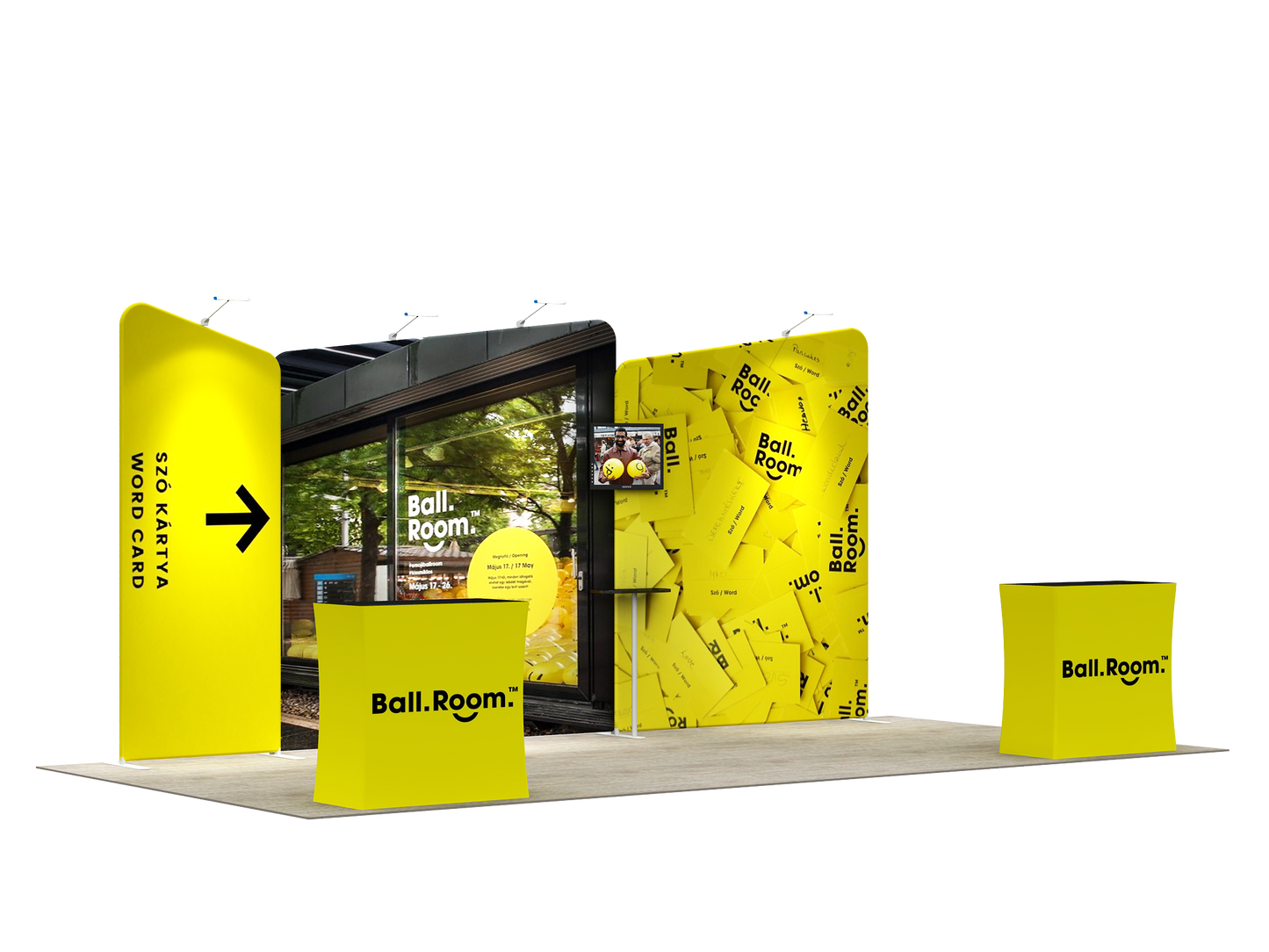 Graphic Replacement - 20' Exhibit Kit