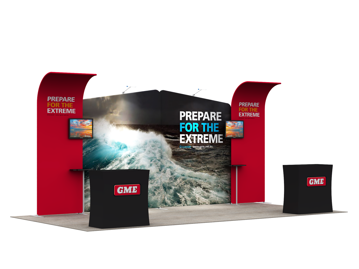Graphic Replacement - 20' Exhibit Kit