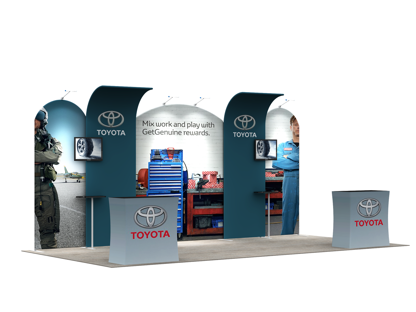 Graphic Replacement - 20' Exhibit Kit