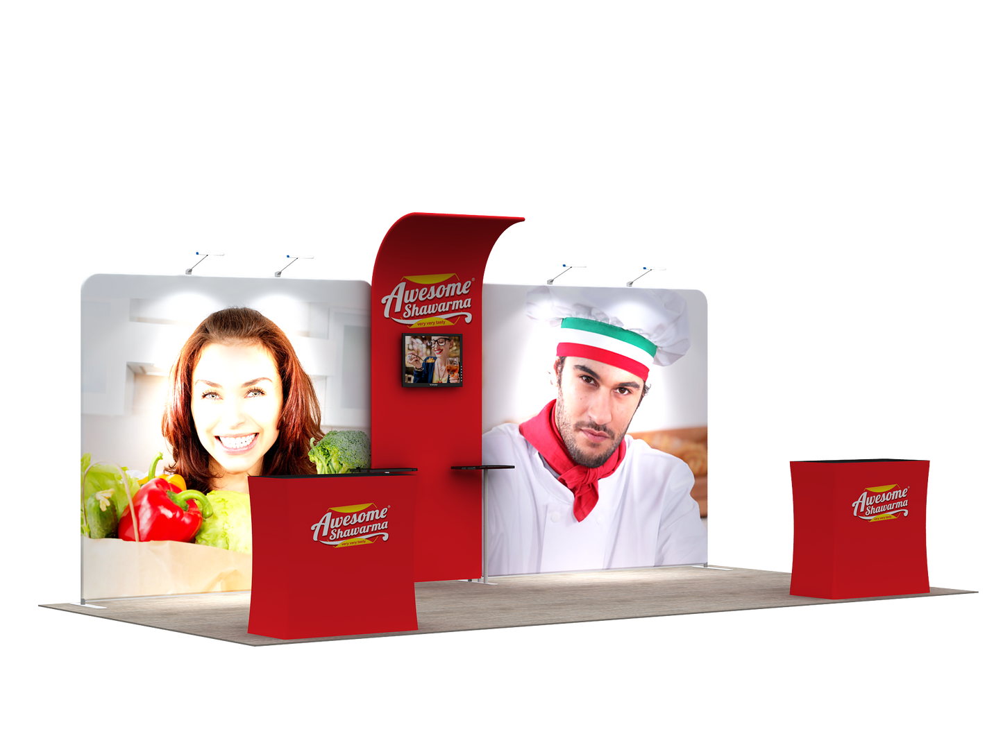 Graphic Replacement - 20' Exhibit Kit