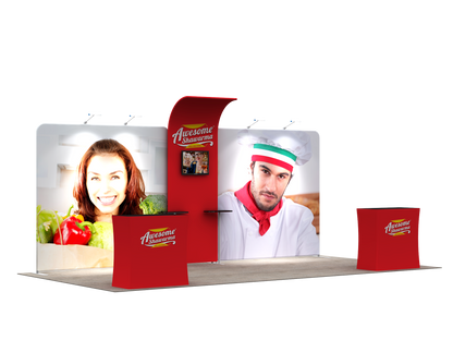 Graphic Replacement - 20' Exhibit Kit